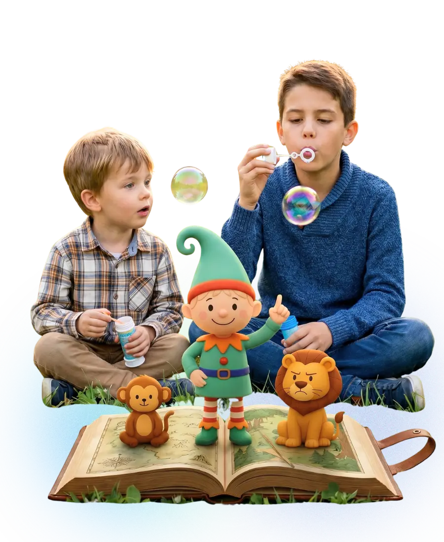 Niños con el duende de las emociones
